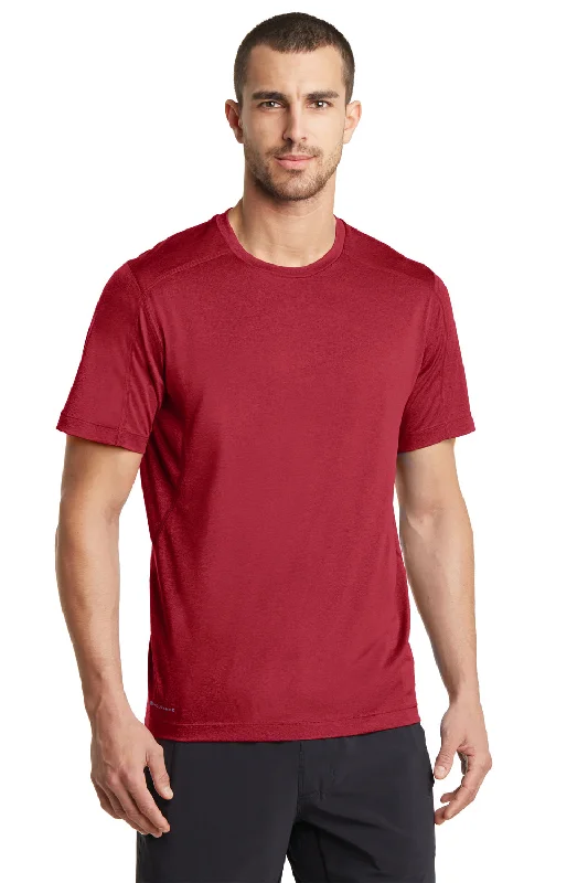 Ogio Mens Endurance Pulse Jersey Moisture Wicking Short Sleeve Crewneck T-Shirt - Ripped Red