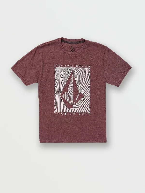 Little Boys Op Box Short Sleeve Tee - Port Heather