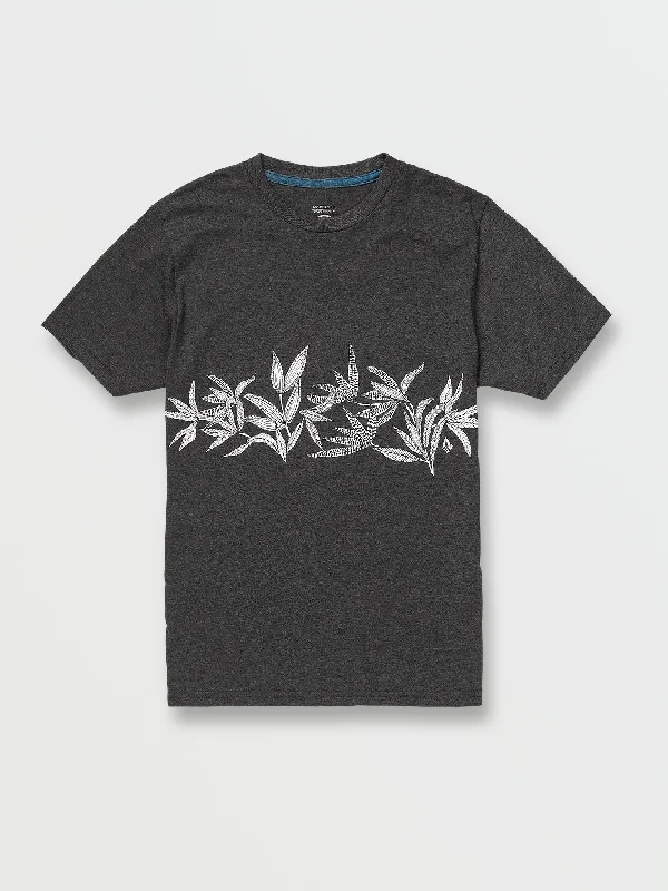 Big Boys Op Leaf Short Sleeve Tee - Dark Black Heather