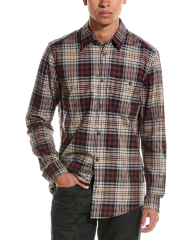 Point Zero Light Brush Flannel Shirt