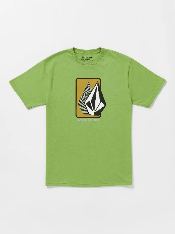 Big Boys Ramp Stone Geo Short Sleeve Tee - Seaweed Green