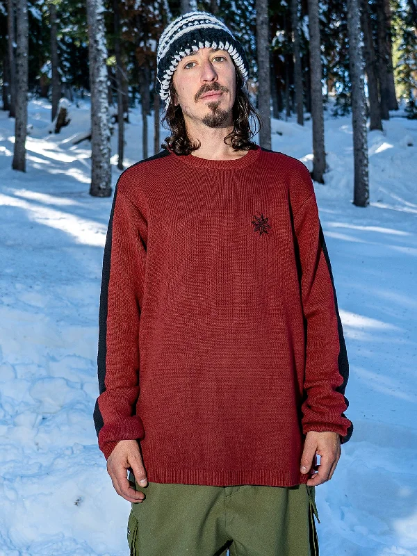 Mens Ravelson Sweater - Maroon