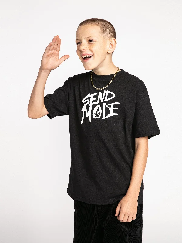 Big Boys Send Mode Short Sleeve Tee - Black