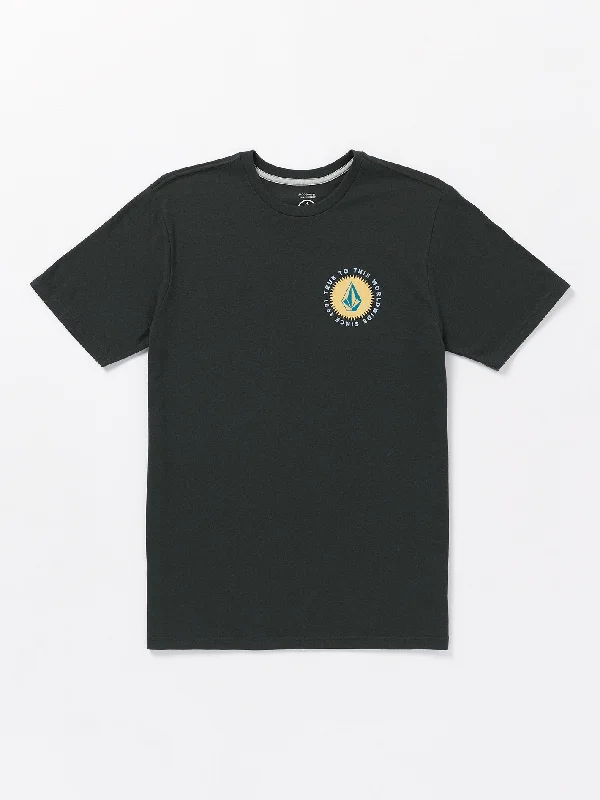 Shaped Up Short Sleeve Tee - Washed Black Heather