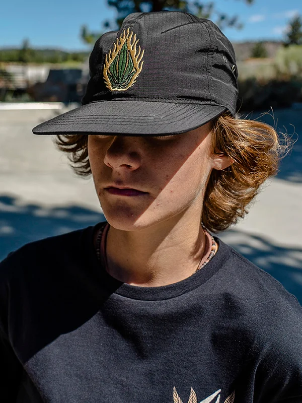 Skate Vitals Embroidered Stone Adjustable Hat - Black