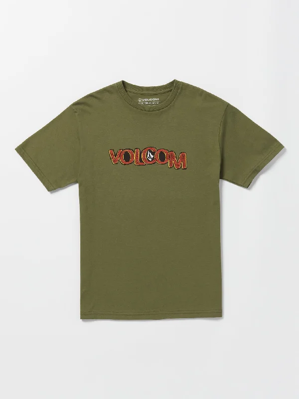 Big Boys Squable Short Sleeve Tee - Military