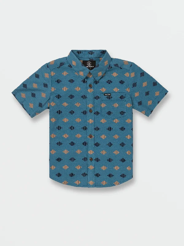 Little Boys Stackstone Short Sleeve Shirt - Aged Indigo