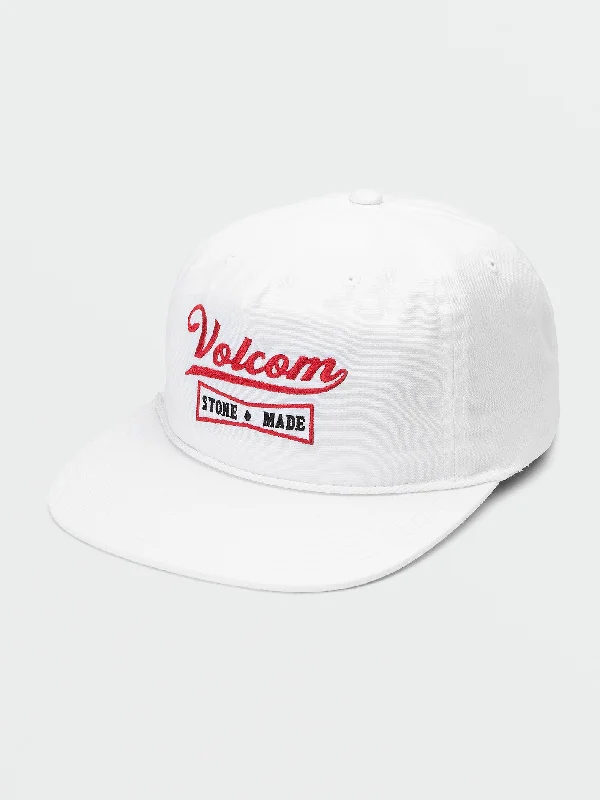 Stone Drafting Hat - White