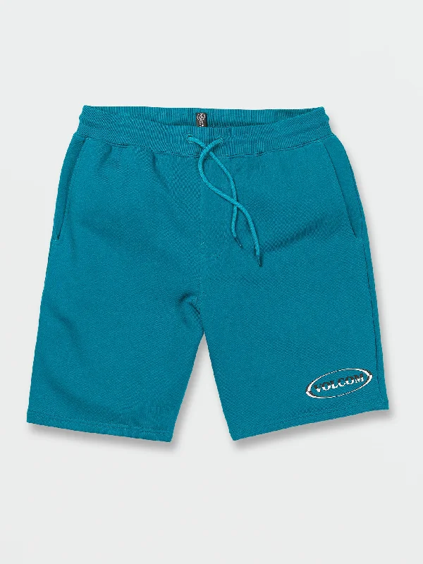 Strike Produce Elastic Waist Shorts - Ocean Teal