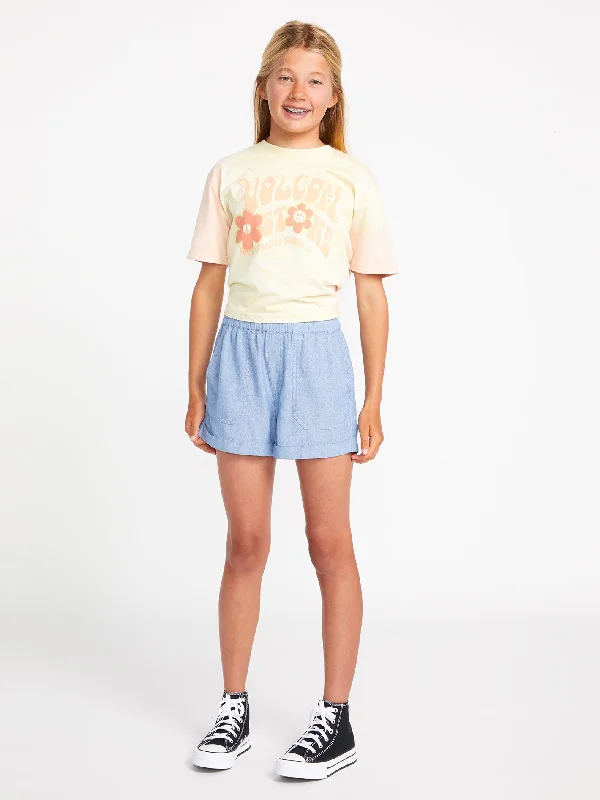 Girls Sunday Strut Shorts - Blue Bird