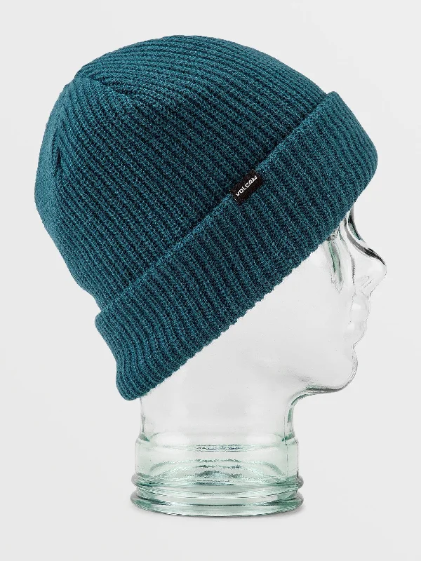 Sweep Lined Beanie - Blue