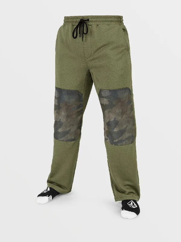 Mens Tech Fleece Pants - Military