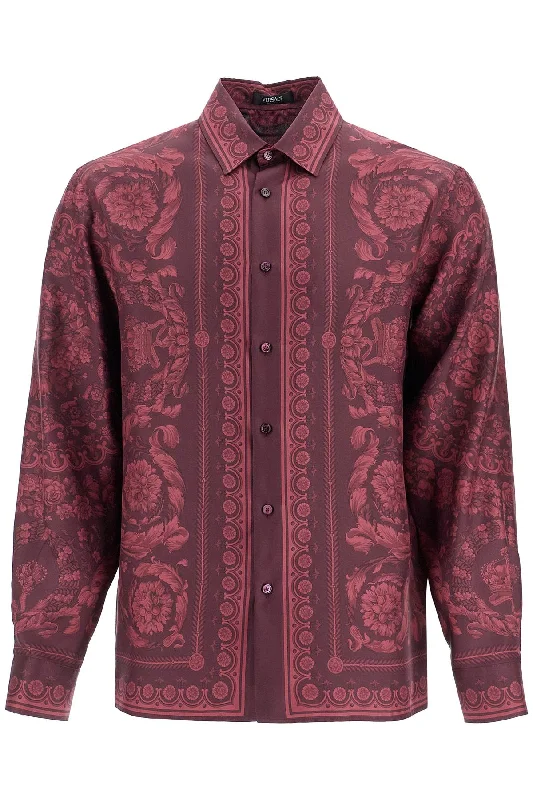 Versace Men's Baroque Silk Shirt