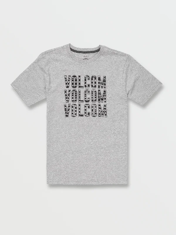 Little Boys Vibes Time Short Sleeve Tee - Heather Grey