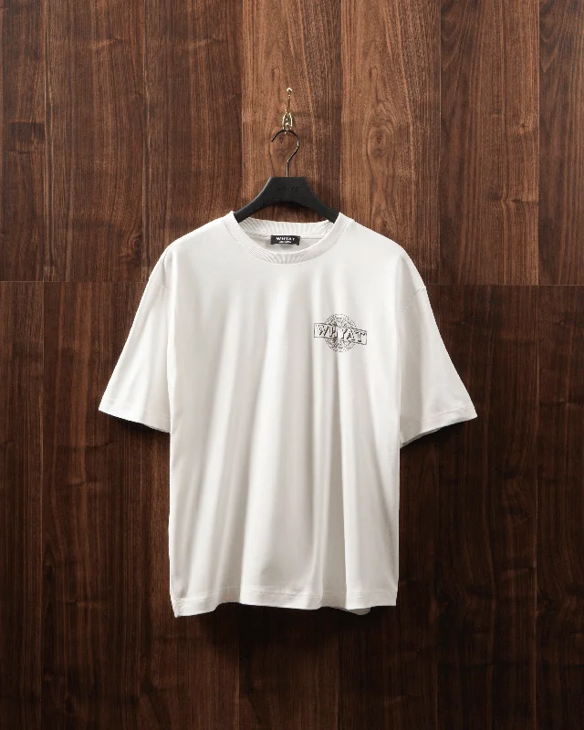 WHYAT TEE VIENNA LOGO VINTAGE WHITE