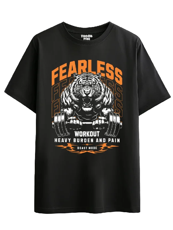 Workout Tiger Plus Size T-Shirt