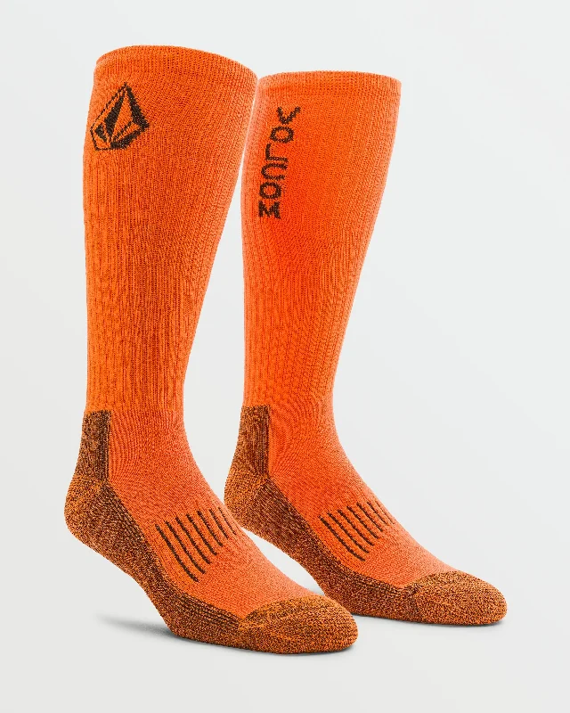 Volcom Workwear Tall Socks - Orange